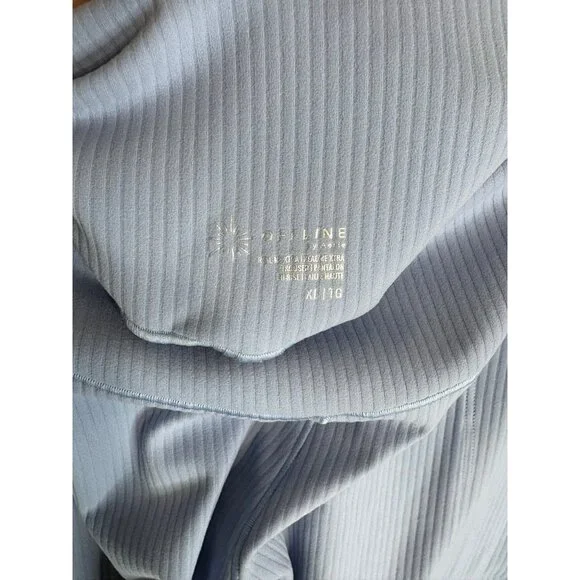 NWT OFFLINE By Aerie Real Me XTRA Ribbed High Waisted Trouser Blue-sz XL - Picture 7 of 12